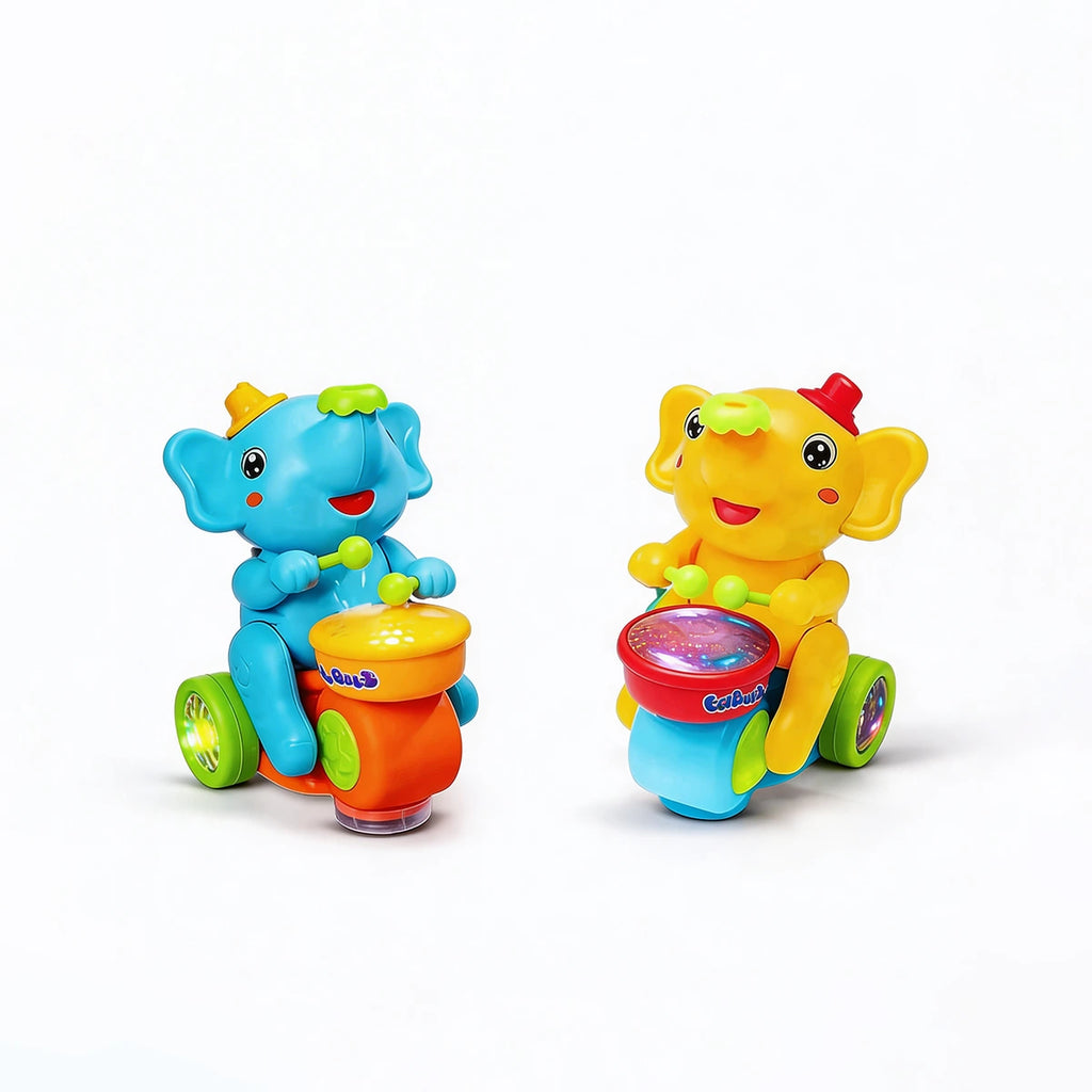 Kids Elephant Drummer Toy with Levitating Ball & Lights Trending Accessories