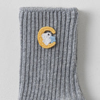 Pack of 6 Boys Multicolour Embroidery Applique Ankle Length Socks Socks