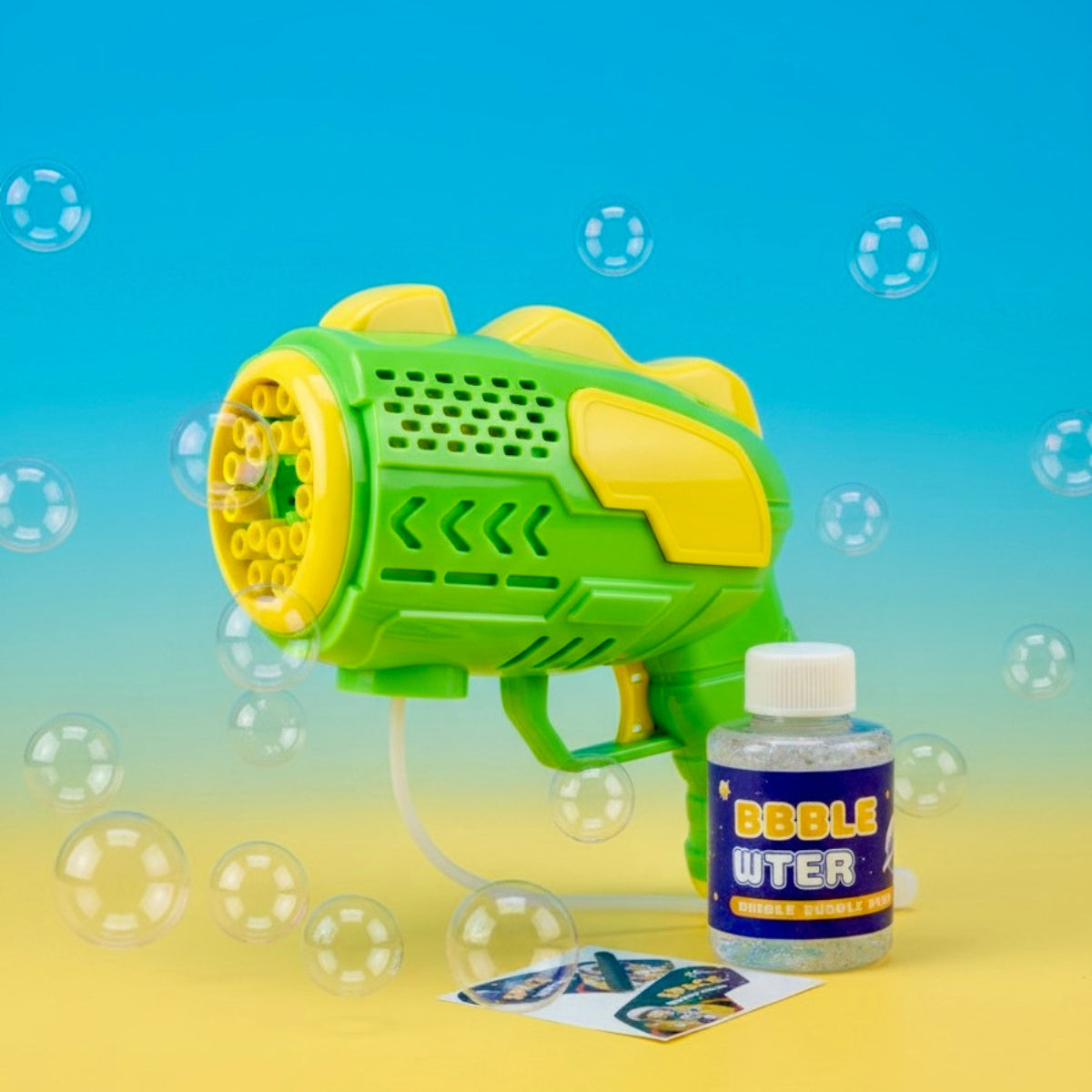 Kids Green Bubble Blaster Gun Trending Accessories