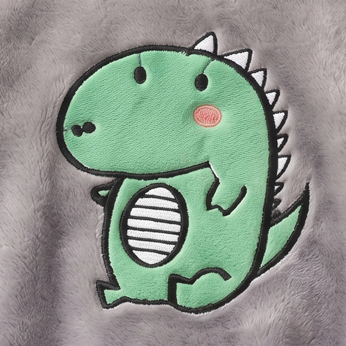 Boys Grey Dinosaur Applique Sweatshirt With Pants Sets 2 pc. Sets