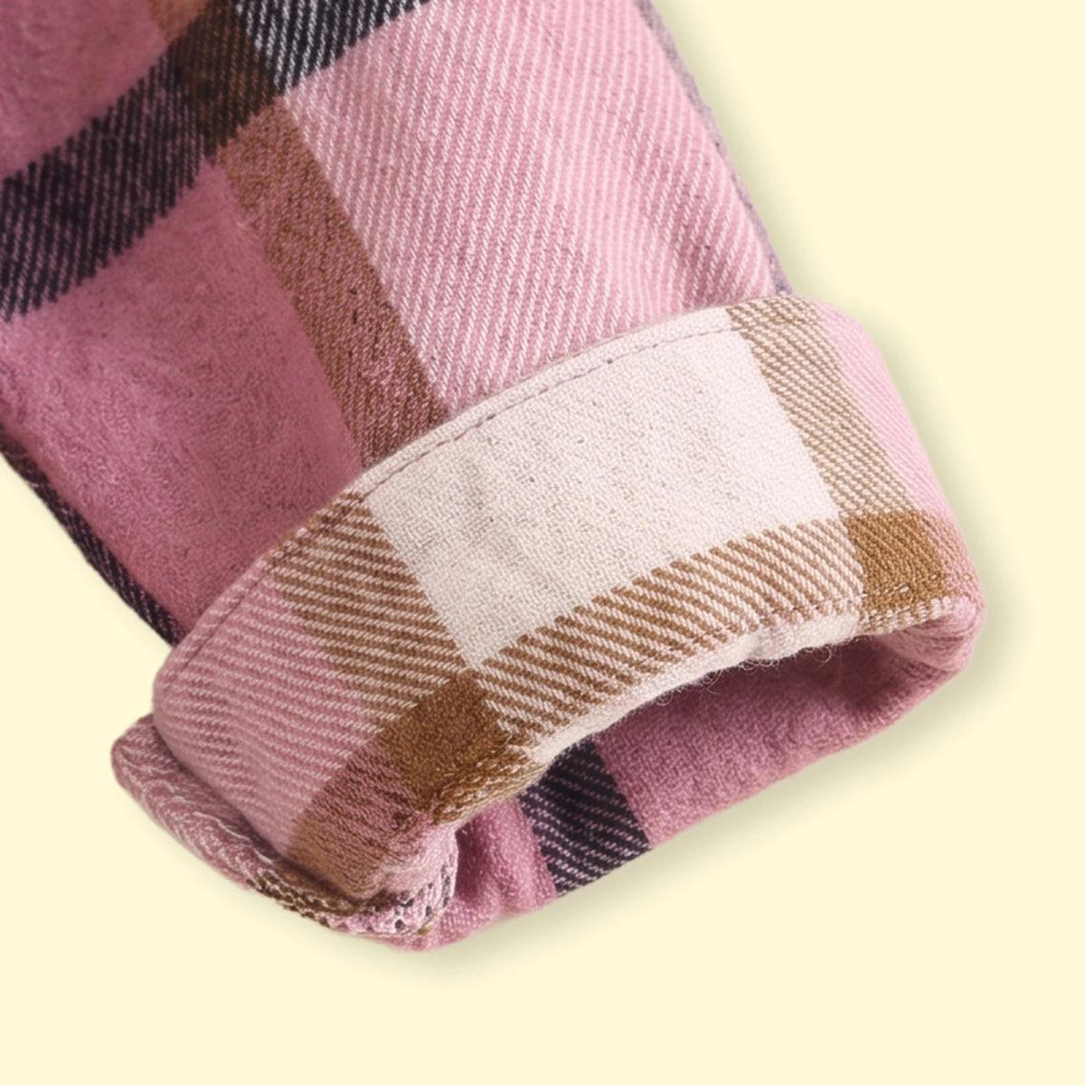 Boys Pink Checked Hooded Shirt With Pants Sets 2 pc. Sets