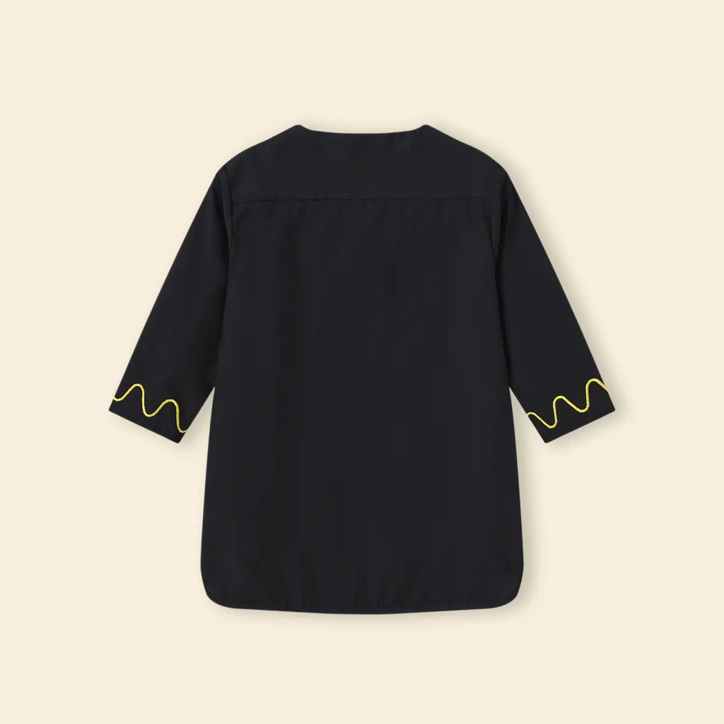 Boys Black Embroidered Kurta With Pajama Sets Ethnicwear Boys