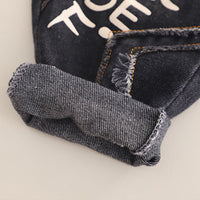 Boys Green Solid Denim Jacket With Printed T-Shirt & Denim Pants Set Sets