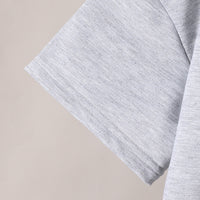 Boys Grey Short Sleeves Extended Shoulder T-Shirt With Pants Set 2 pc. Sets