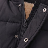 Boys Black Fleece-Lined Hooded Puffer Jacket Coats & Jackets