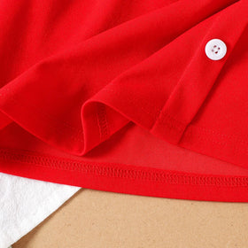 Girls Red Bow Applique Sleeveless Top With Skirt Sets 2 pc. Sets