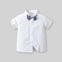 Boys Sleeveless Waistcoat With Shirt & Shorts Set 3 pc. Sets   