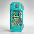 Turquoise Dino Magic Car Lock Pencil Box with Pinball Game for Girls Trending Accessories Turquoise Onesize