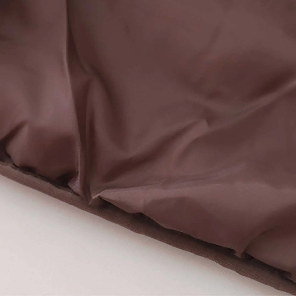 Boys Dark Brown Sleeveless Puffer Jacket Coats & Jackets