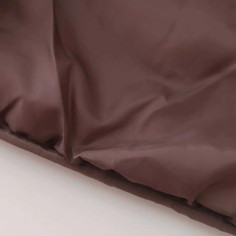 Boys Dark Brown Sleeveless Puffer Jacket Coats & Jackets