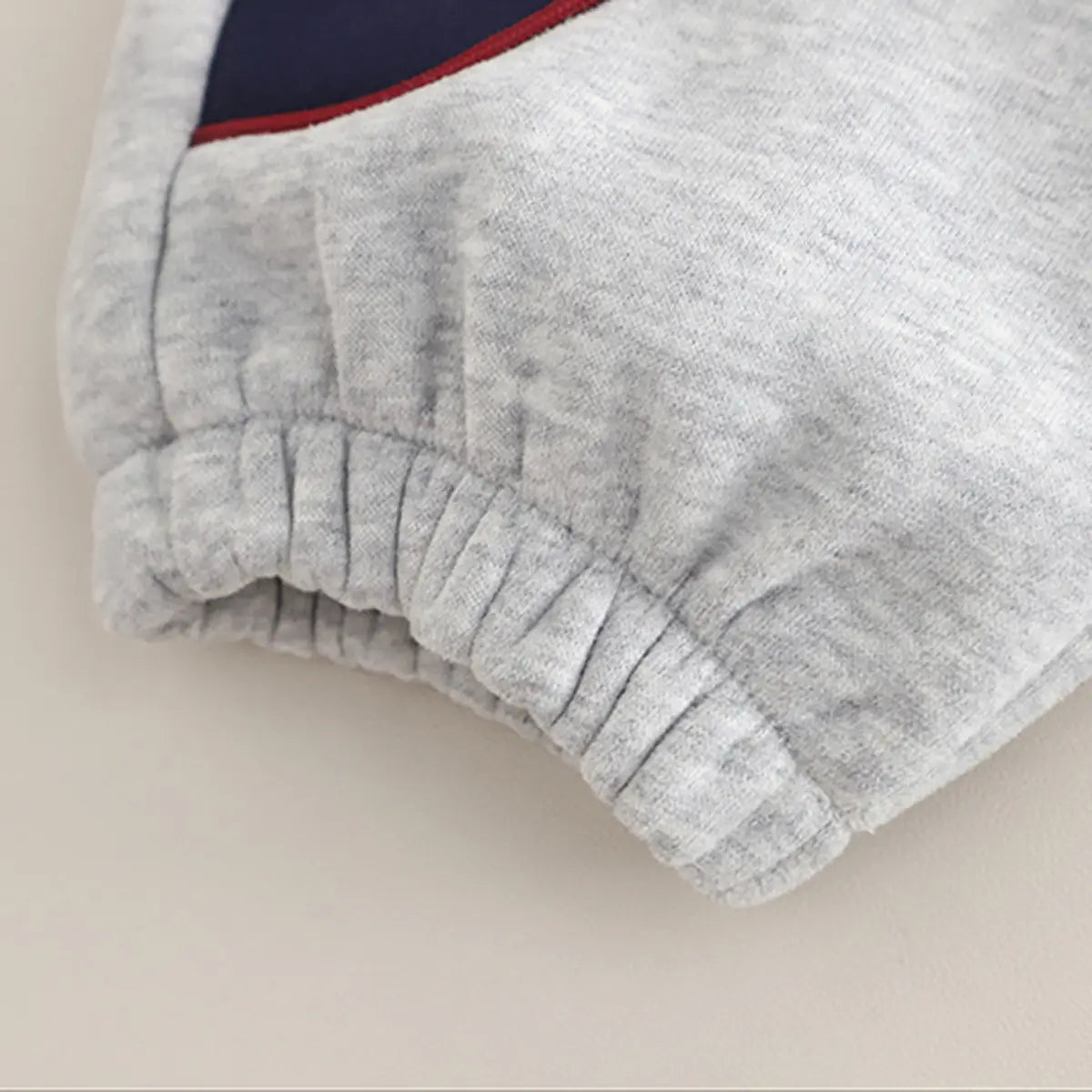 Boys Grey Color-blocked Sweatshirt With jogger Co-ord Sets Sets