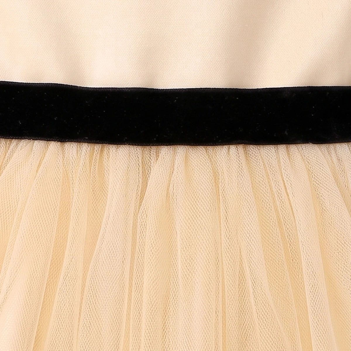 Girls Yellow Floral Applique Sleeveless High-Low Party Dress Party Dresses