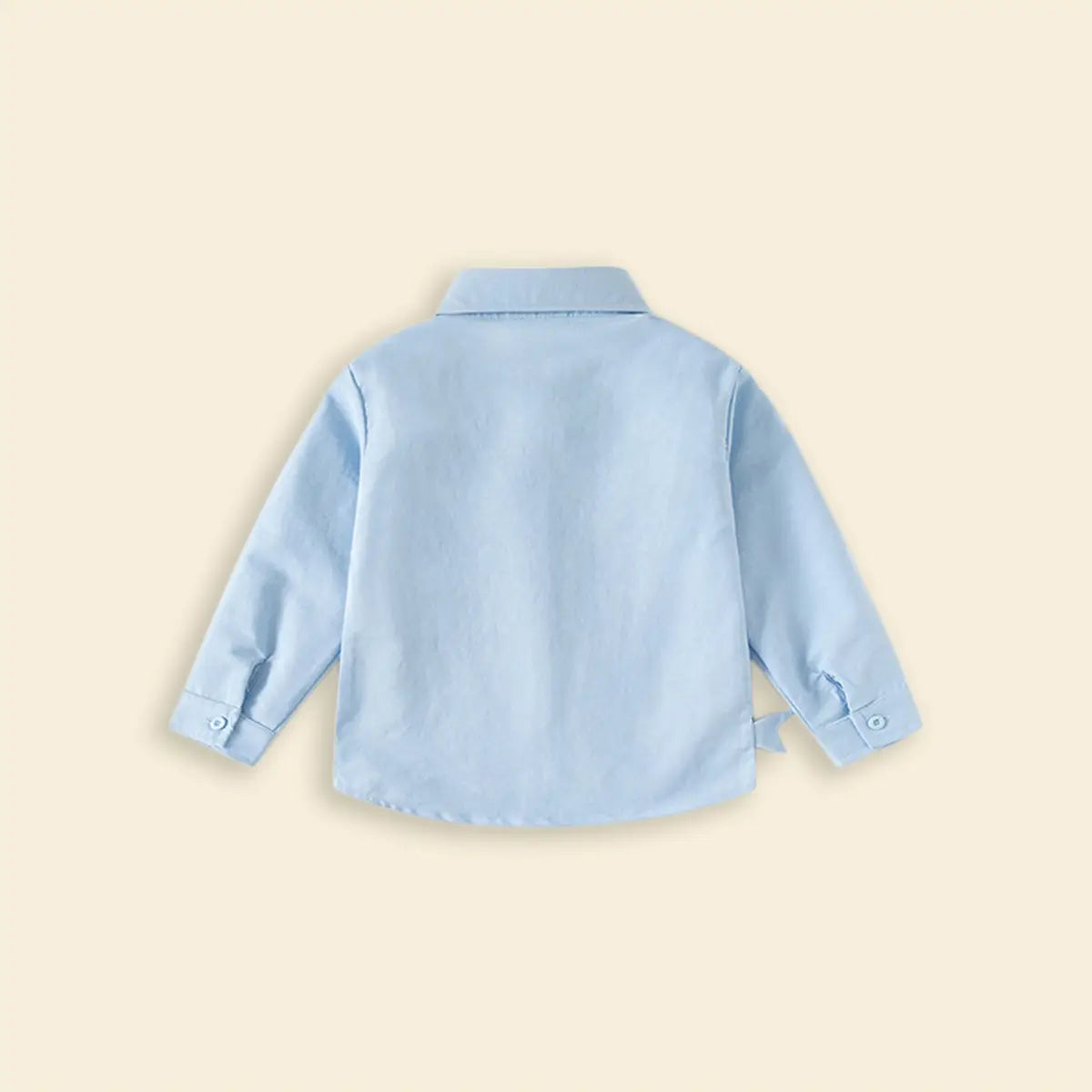 Boys Sky Blue Shark Graphic Long Sleeve Shirt Shirts