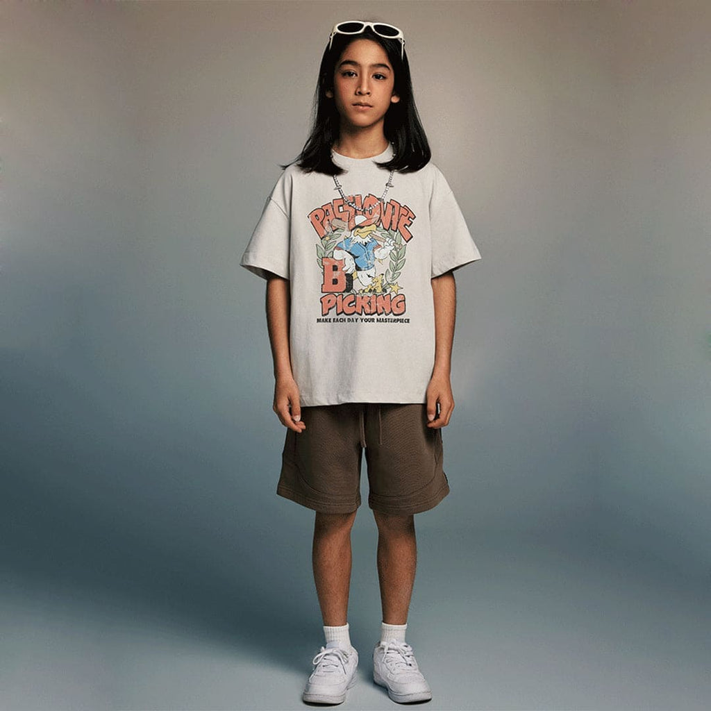 Boys Graphic Printed Oversize T-Shirt