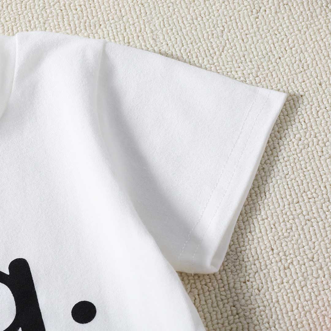 Boys Short Sleeve Alphabet Printed T-Shirt Tshirts   