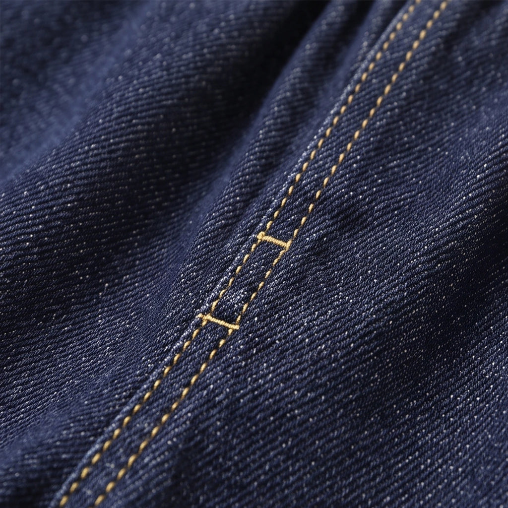 Girls Blue Solid Jeans With Contrast Stitching Jeans