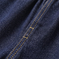 Girls Blue Solid Jeans With Contrast Stitching Jeans