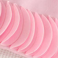 Girls Pink Cap Sleeves A-line Dress With Ruffled Hem Party Dresses