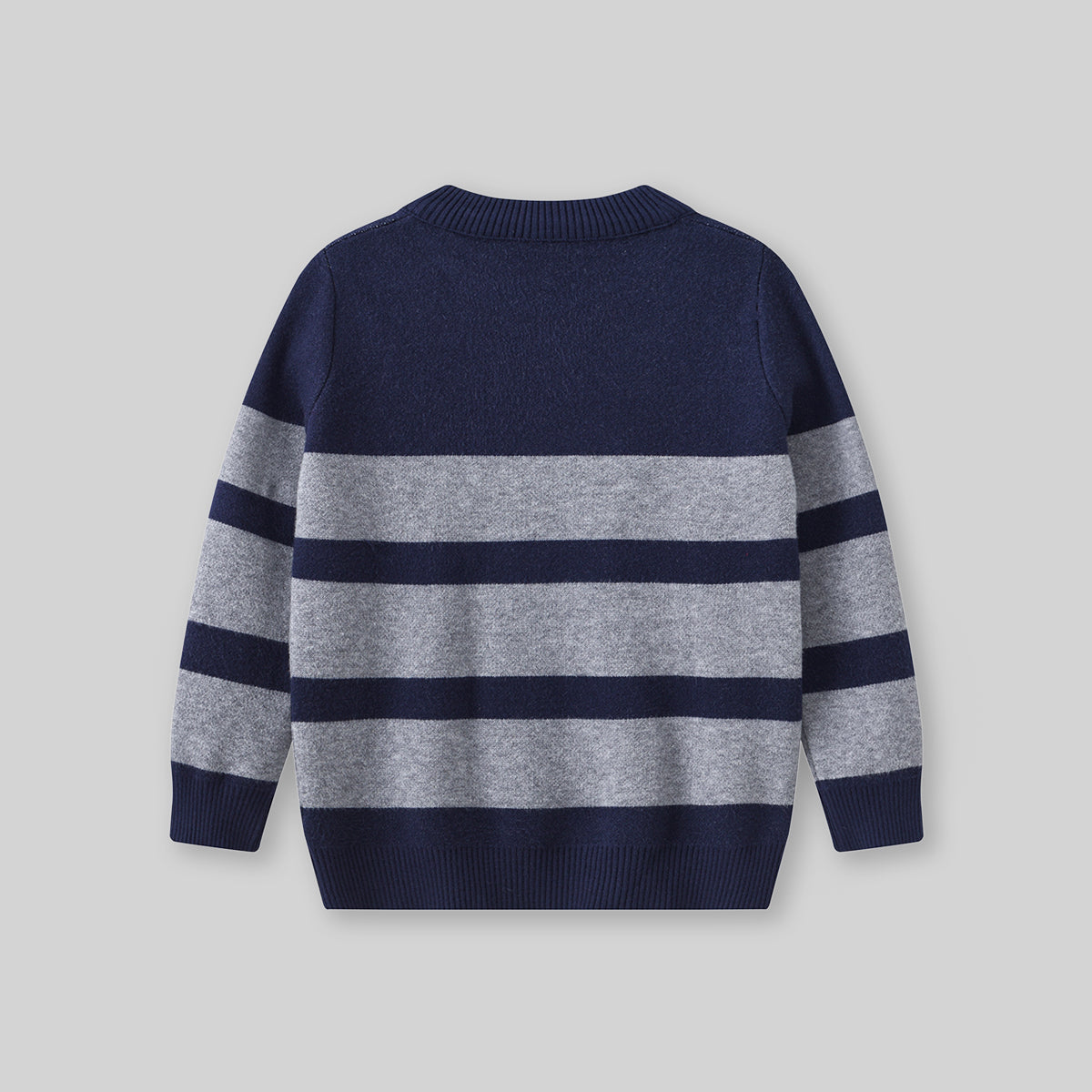 Boys Dark Blue Stripes Pullover Winter Sweater Sweaters & Cardigans