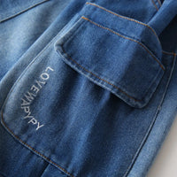 Boys Blue Denim Cargo Jogger Pants Pants