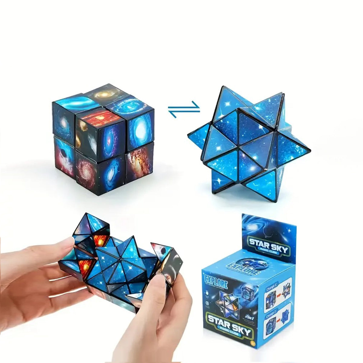 Kids Infinity Star Magic Cube Fidget Toy Trending Accessories