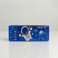 Astronaut Space Adventure Pencil Case Kids School Stationery Box Trending Accessories Blue Onesize