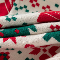 Boys Multicolor Self-Design Christmas Sweater Sweaters & Cardigans