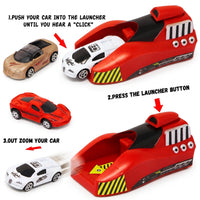 Rapid Racer Launcher- 4 Car Stunt Set Trending Accessories