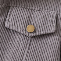 Girls Grey Textured Long Sleeve Jacket Coats & Jackets