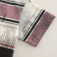 Boys Pink Striped Short Sleeves T-Shirt With Shorts Set 2 pc. Sets