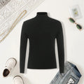 Boys Black High Neck Pullover Sweaters & Cardigans Black 7-8 Y
