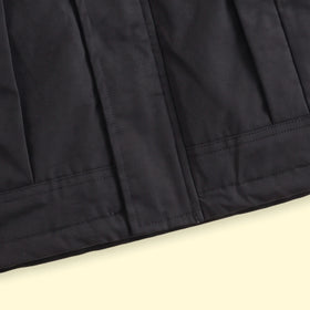 Boys Black Hooded Zip-up Jacket Coats & Jackets