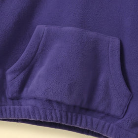 Girls Purple Fleece Hooded Sweatshirt & Pants Co-ord Sets Sets