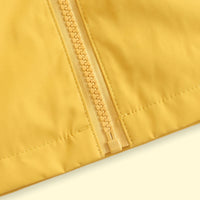 Boys Yellow Hooded Zip-up Jacket Coats & Jackets