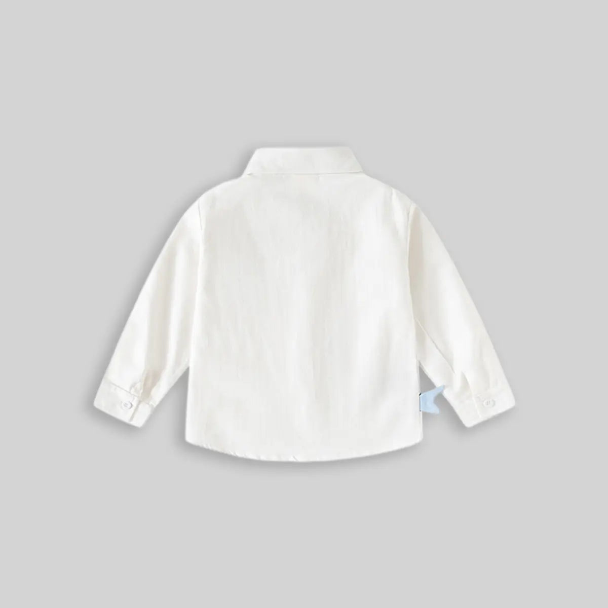 Boys White Shark Graphic Long Sleeve Shirt Shirts