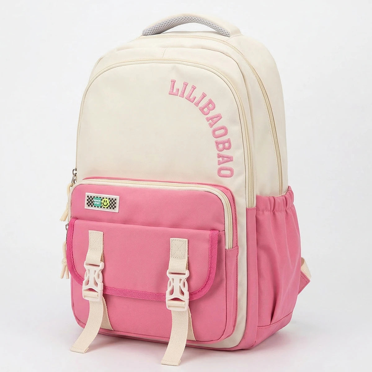 Girls Pink Lilibao School Backpack Trending Accessories Pink Onesize