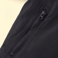 Girls Black Long Sleeve Hooded Zip-up Jacket Coats & Jackets