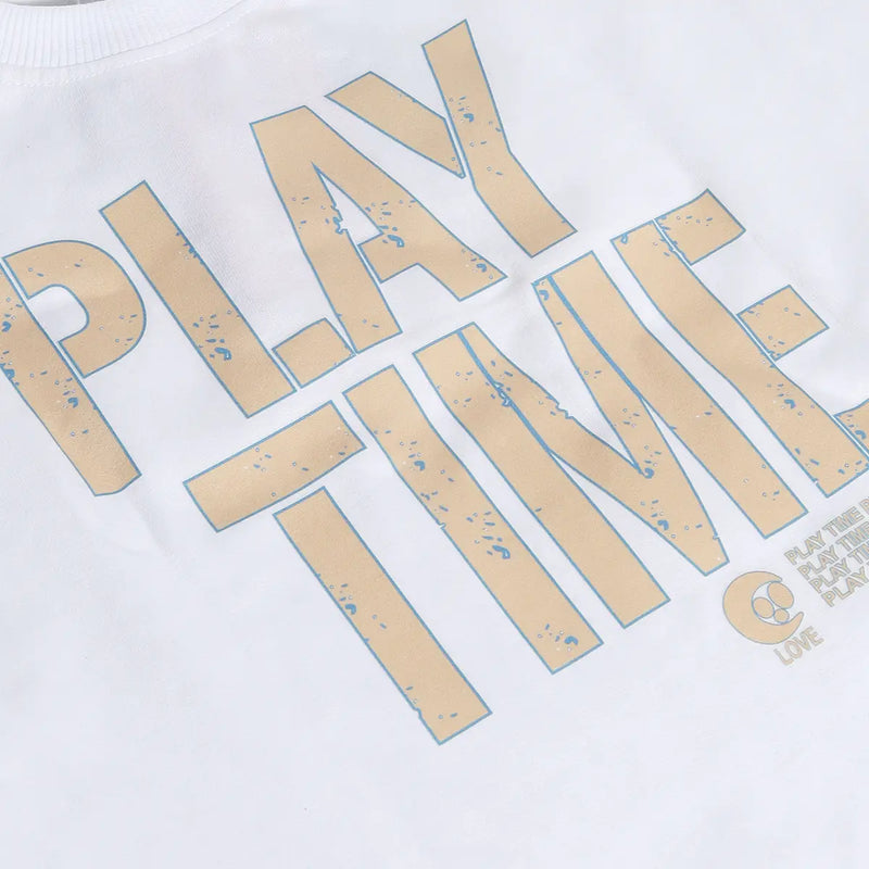 Boys Brown Abstract Printed Shirt With Shorts & T-Shirt Sets Sets