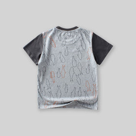 Boys Printed Short Sleeves T-Shirt Tshirts   