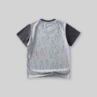 Boys Printed Short Sleeves T-Shirt Tshirts   