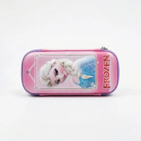 Frozen Elsa Cartoon Hard Shell Pencil Box for Girls Trending Accessories Pink Onesize