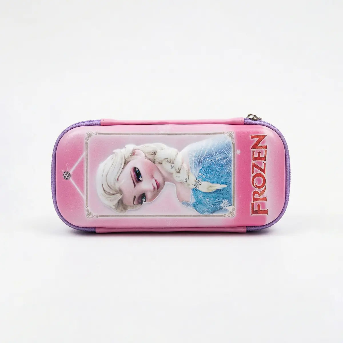 Frozen Elsa Cartoon Hard Shell Pencil Box for Girls Trending Accessories Pink Onesize