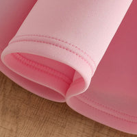 Girls Pink Sleeveless Fit & Flare Party Wear Dress With Delicate Floral Appliques Party Dresses