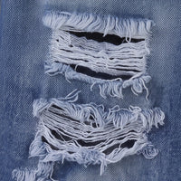 Girls Blue Distressed Jeans Pants