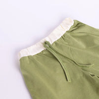 Boys Beige Typographic Printed Short Sleeve T-shirts With Elasticated Shorts Sets Sets