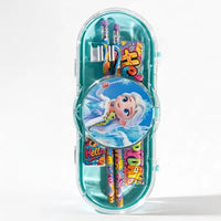 Princess Cartoon Pencil Pouch Set for Kids Trending Accessories Blue Onesize