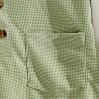 Boys Olive Green Colour-blocked T-Shirt & Shorts Co-ord Sets Sets