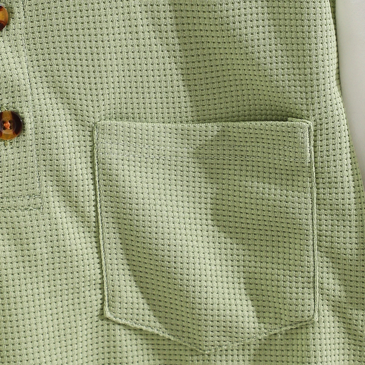 Boys Olive Green Colour-blocked T-Shirt & Shorts Co-ord Sets Sets