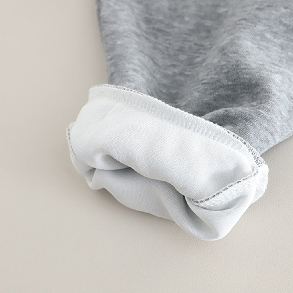 Boys Grey Cat Face Appliqued Sweatshirt With T-Shirt And Pants Set 3 pc. Sets
