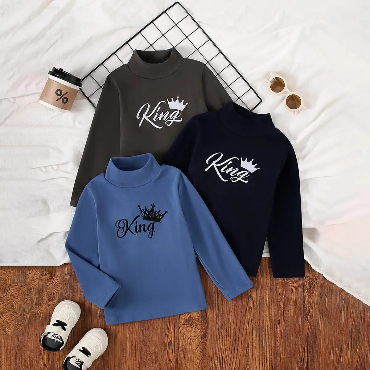 Boys Multicolor Typographic Printed T-Shirts Pack of 3 Tshirts Multicolor 3-4 Y